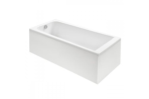 ELBA ванна акриловая прямоугольная 170х75 белая - 3