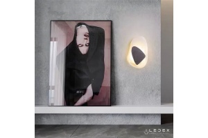 Накладной светильник iLedex Silk F097-9W-3000K BK-WH - 2