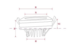Встраиваемый светодиодный светильник Maytoni Phanton DL303-L12W - 2