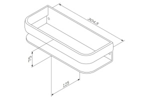 Полка AM.PM Sensation A3034800 - 2