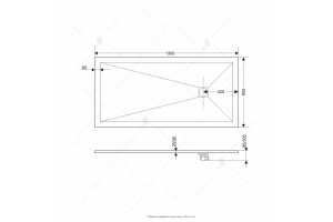 Душевой поддон прямоугольный RGW ST-G 16152913-02 - 2
