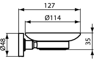 Мыльница IOM с держат Ideal Standard A9122XG - 3