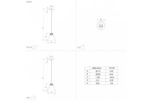 Подвесной светильник Eglo ПРОМО Twicken 43838 - 3