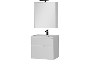 Мебель для ванной Aquanet Латина 70 2 ящика белая