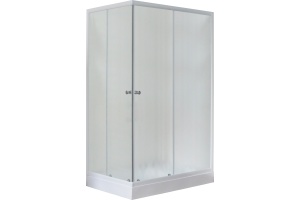 Душевой уголок Royal Bath HP 120х80 R профиль белый стекло матовое - 3