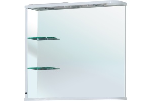 Зеркало Bellezza Рио 70 L белое
