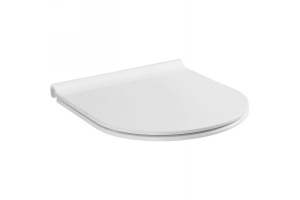 Сиденье для унитаза Boheme Bianca белое глянцевое с системой микролифт