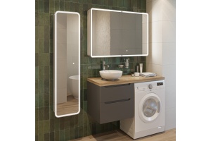 Тумба с раковиной STWORKI Берген 122 серая - 3