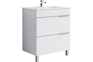 Тумба для комплекта Aqwella Brig 75 напольная, белая