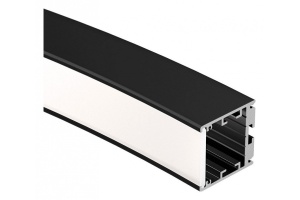 Профиль Arlight SL-ARC-3535-D1500-N90 BLACK (1180мм, дуга 1 из 4) 026596