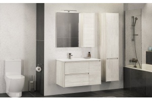 Тумба с раковиной Comforty Бремен 90 дуб белый - 2