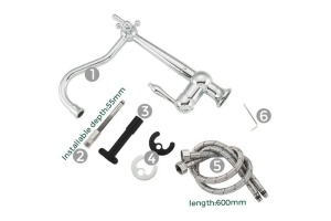 Смеситель для кухни Gappo хром глянцевый - 2