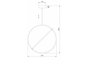 Подвесной светильник Eurosvet Element 90282/1 бронза - 3