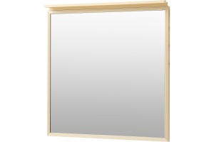 Зеркало Allen Brau Priority 80х75 с подсветкой латунь матовый - 3