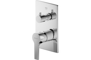 Смеситель Bravat Prolate P69218CP-3-ENG для ванны с душем