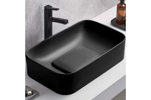 Раковина накладная WeltWasser WW ELBACH 78575-70 MT-BL 71 черный матовый (10000008705)