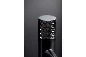 Смеситель Boheme Stick 121-BCR для раковины, black diamond chrome - 2