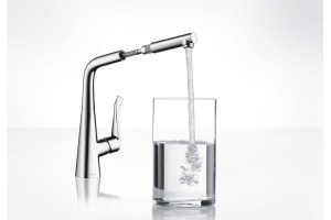 Смеситель Hansgrohe Metris 14821000 для кухонной мойки - 2