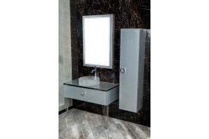 Столешница под раковину Armadi Art NeoArt 100 серебро - 2