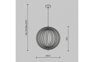 Подвесной светильник Maytoni Roots MOD197PL-01W1 - 2