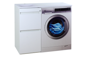 Тумба под стиральную машину Misty Фостер 40 белая глянцевая - 2