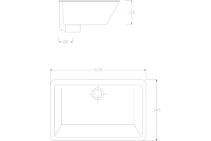 Раковина ArtCeram Gea 53 см GEL001 - 3