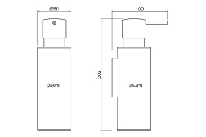 Дозатор для жидкого мыла Timo Saona золото матовое - 2