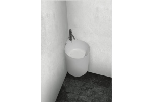 Раковина подвесная ABBER Stein AS2625 белая матовая - 2