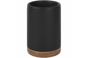 Стакан для зубных щеток WasserKRAFT Vils черный матовый