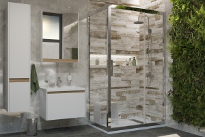 Душевой уголок STWORKI Эстерсунд DE019R80120200CH 120x80 см профиль хром глянец - 3