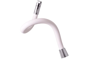 Смеситель для кухни Rav Slezak Amur с гибким изливом хром - белый - 2