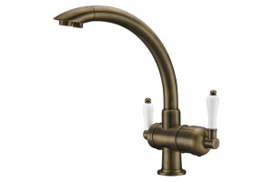 Смеситель Zorg Clean Water ZR 327 YF antique для кухонной мойки