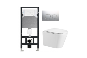 Комплект Weltwasser AMBERG 506 + SALZBACH 004 GL-WT + AMBERG RD-CR (10000006840)