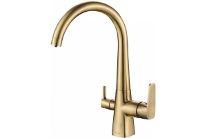 Смеситель Steel Hammer SH 819 BRONZE для кухонной мойки