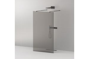 Душевая перегородка Cezares Liberta-L-2-100-GR-NERO