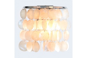 Накладной светильник Eurosvet Sandra 60084/2 хром/перламутр