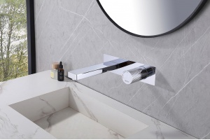 Смеситель для раковины встраиваемый Abber Rund хром - 2