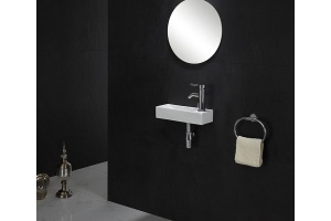 Раковина подвесная Ceramalux N 38 белый (9048FL) - 2