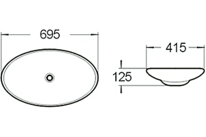 Раковина SantiLine SL-1031 - 2