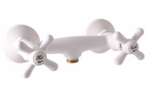 Смеситель для душа Rav Slezak Morava retro белый