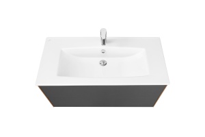 Тумба под раковину Aquaton Сохо 100 серый-светлое дерево