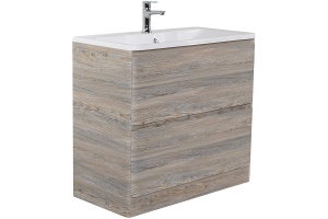 Тумба с раковиной BelBagno 80 светлое дерево - 2