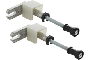 Система инсталляции для унитазов Geberit Duofix UP320 111.300.00.5 с белой кнопкой смыва, шумоизоляцией и креплениями - 3