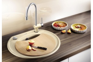 Мойка из гранита Blanco Rondoval бежевый (515672) - 2