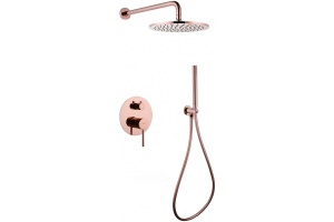 Душевая система Abber Wasser Kreis розовое золото