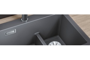 Мойка из гранита Blanco Pleon серый (521691) - 3