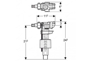 Наливной механизм Geberit  (240.705.00.1) - 2