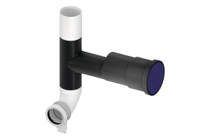 Сливной патрубок TECEprofil с вентиляционным отводом DN 70 «правый», 90°