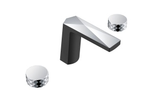 Смеситель для раковины Boheme Venturo черный матовый хром