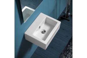 Раковина накладная Simas Frozen 43 белая - 2